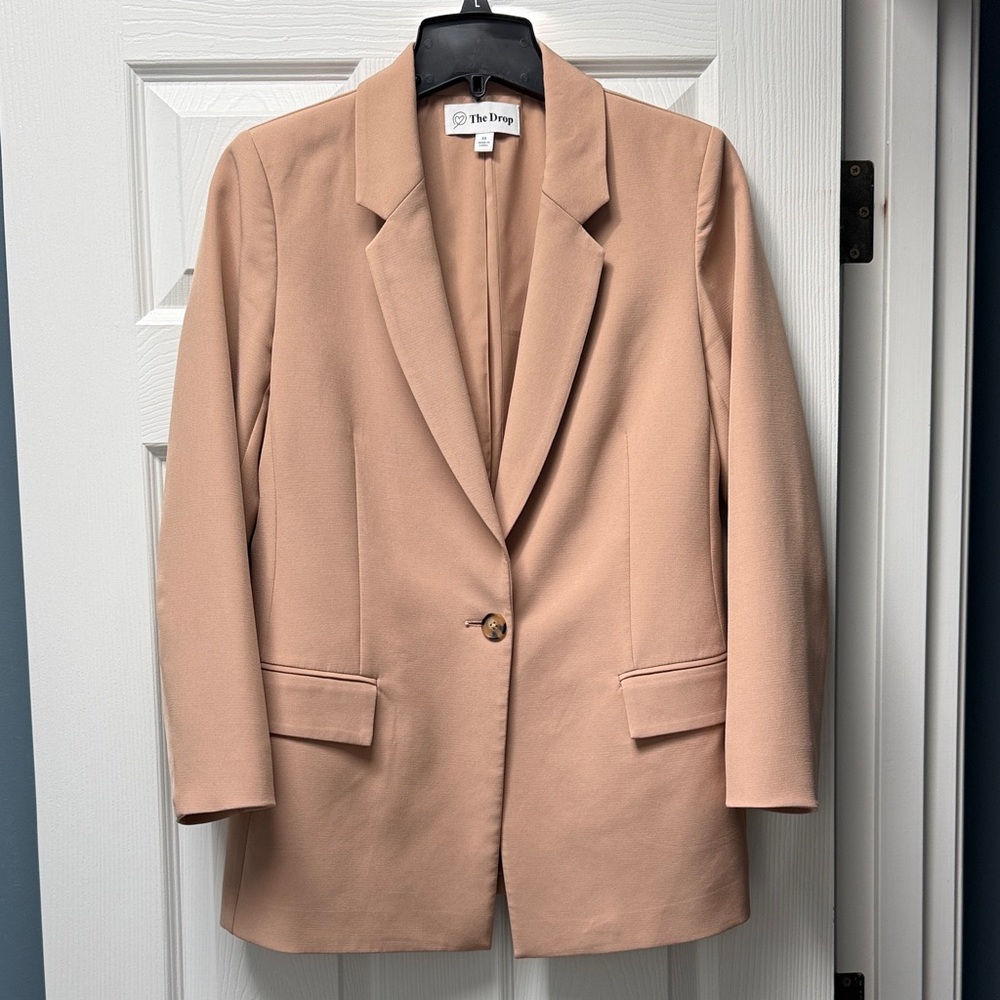 The Drop Women's Classic Tan Blazer